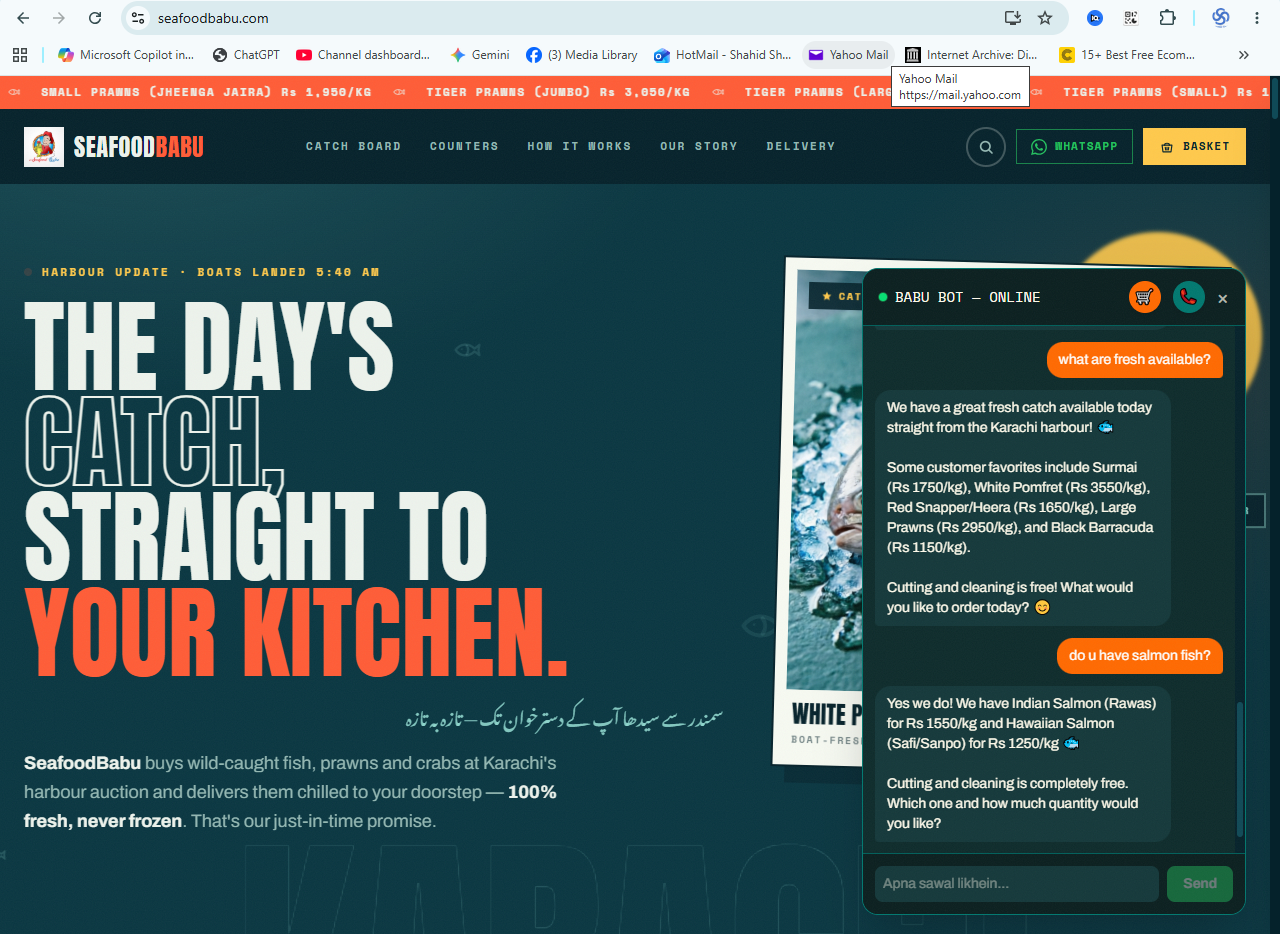 From Non-Coder to Tech Founder: How I Built Seafood Babu's AI-Powered E-Commerce Platform in 72 Hours